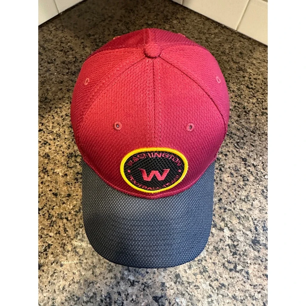 Washington Commanders New Era 39THIRTY Football Hat Medium Large‎ Red Grey